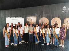 Inauguraci de l'exposici en el Mur de l'Art Visual