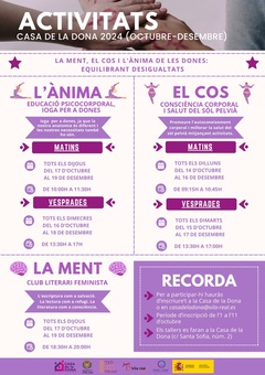 Activitats de la Casa de la Dona 