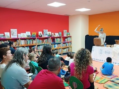 Contacontes amb motiu del Dia de les Biblioteques