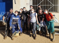 Voluntaris de Vila-real desplaats a la zona afectada