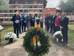 Homenatge en el Cementeri per la festivitat de Tots Sants