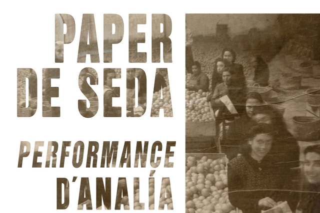 Cartell performance Anala Beltrn i Jans