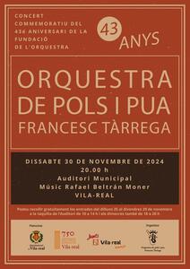 CONCERT ORQUESTRA DE POLS I PUA "43 ANYS"