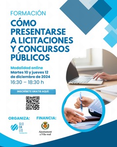 Cartell del curs de la Fundaci Globalis sobre formaci per a presentar-se a licitacions_1