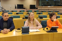 La vicealcaldessa Fajardo impulsa la gesti dels Fons Europeus per a Vila-real en una visita al Parlament Europeu en Brusselles