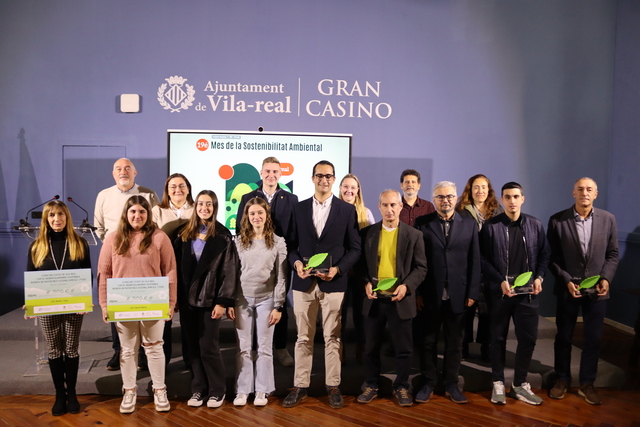 Vila-real premia el comproms pel medi ambient i l'economia circular en la Gala del Mes de la Sostenibilitat
