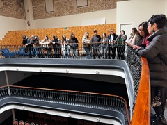 Visita d'alumnes Erasmus de Blgica