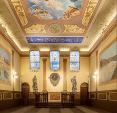 Pintures de Joan Bosch i Pons en el sal de la Comunitat de Regants de Vila-real_1