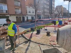 Obres d'accessibilitat en l'avinguda Alemanya