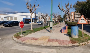 Obras de accesibilidad en la avenida Alemania_1
