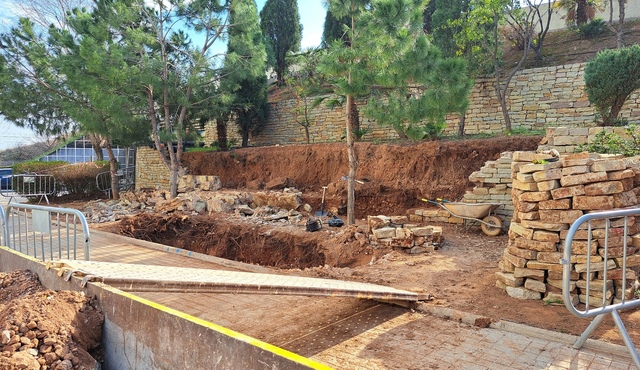 Obres de reparaci de la canalitzaci d'aigua potable en el pont de la Gallega_1