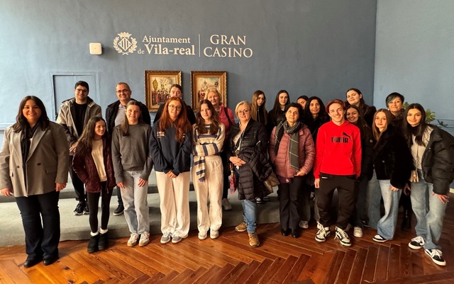 Visita d'estudiants italians i irlandesos al Gran Casino