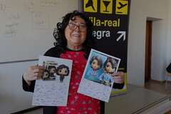 Visita de l'escriptora Ins Plana al collegi Fundaci Flors