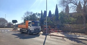 Obras en el Puente de la Gallega