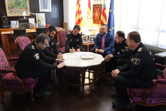 Recepci dels nous oficials de la Policia Local