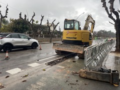 Les obres ja han comenat al carrer de l'Ermita.