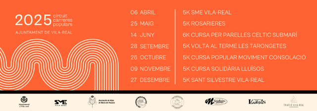 El calendari de carreres inclou 7 proves  enguany.