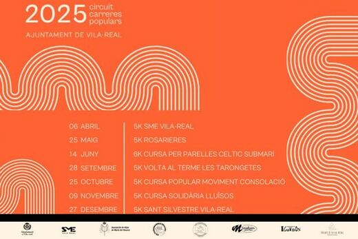 La primera carrera ser el 5K de l'SME a l'abril i, un any ms, el circuit tindr carcter solidari