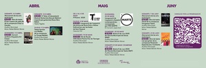 Programaci cultural d'abril a juny a Vila-real.