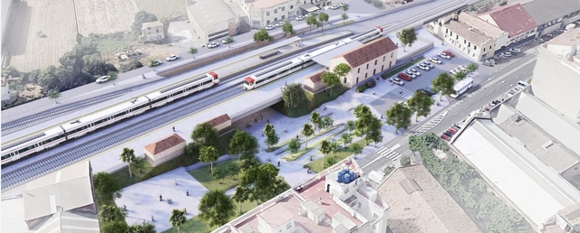 Propuesta de actuacin en la estacin de tren