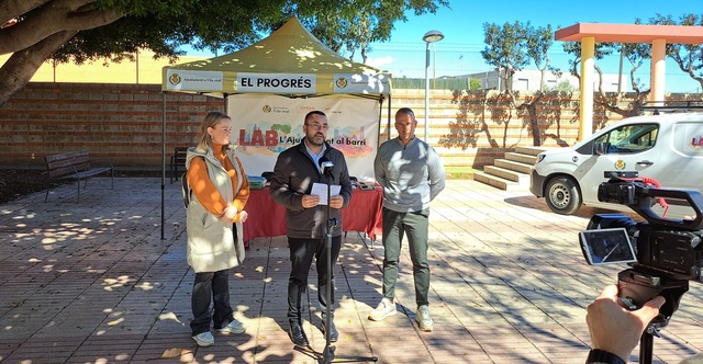 Campanya l'Ajuntament al barri, en El Progrs