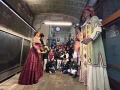 Los gigantes de Vila-real participan en un encuentro en Barcelona_1