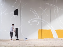'El ritmo de las cosas', mural de la mostra TEST