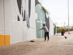 'El ritmo de las cosas', mural de la mostra TEST_2