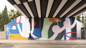 'El ritmo de las cosas', mural de la muestra TEST_3