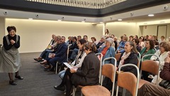 Durant la presentaci s'ha realitzat una teatralitzaci.