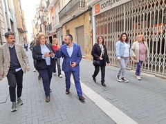 L'Ajuntament al barri visita el districte de la Zona Centre_1