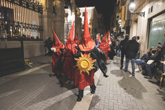 Nueve cofradas y hermandades participaron en esta procesin.