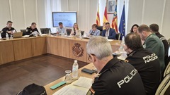 La reuni ha comptat amb la participaci de representants de Policia Nacional, Guardia Civil i Policia Local.