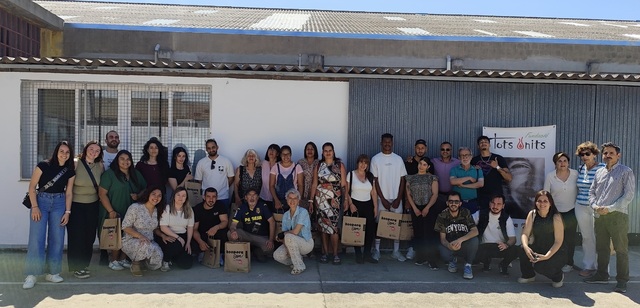 Foto de fam�lia amb els assistents al taller.