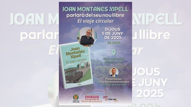 Cartel de la presentacin del libro de Xipell.