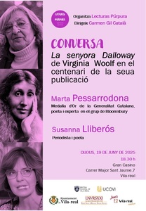 CHARLA LIBRO "LA SEORA DALLOWAY" 