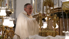 El prroco de la Arciprestal, mosn Javier Aparici.