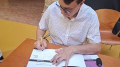 Rafa Roca va signar exemplars del llibre.