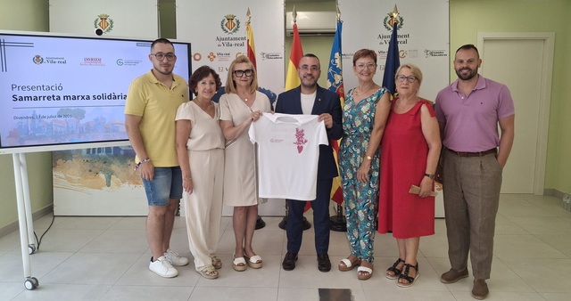 Presentaci de la marxa i la samarreta de l'AECC.