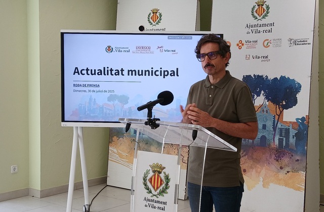 El regidor Toni Marn durant la seua intervenci.