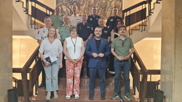 Integrantes de la Junta local de seguridad.