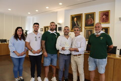 Recepci� oficial a Victorino Mart�n.