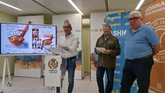 Madrigal, Miralles i Abril durant la presentaci.