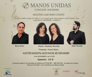 Melodes amb Mans Unides - concert solidari
