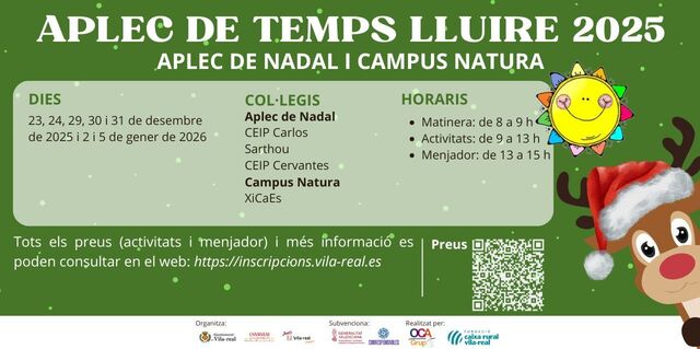 Educaci�n programa una nueva edici�n del Aplec de Temps Lliure.