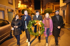 Representants de l'equip de govern han participat en la Marxa C�vica. 