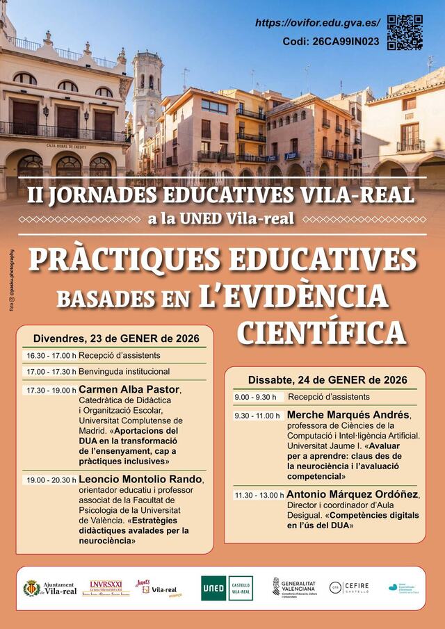 Cartell II Jornades Educatives Vila-real