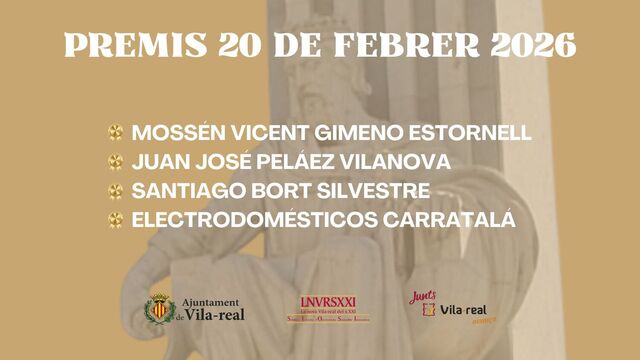 Premiados con el 20 de Febrer.