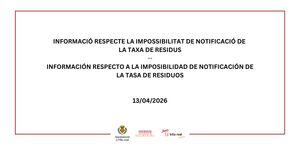 Anuncio tasa de residuos.