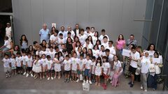 Foto de fam�lia dels guardonats.